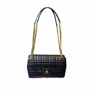 Kate Spade Medium Evelyn Black Quilted Shoulder Bag NWT